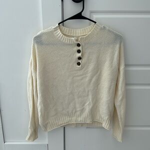 Wishlist Henley knit sweater